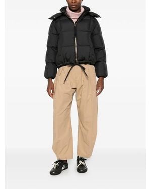Moncler Legerete Quilted Hooded Jacket - Black