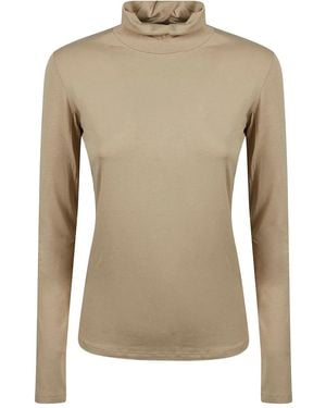 Weekend by Maxmara Top con cuello alto - Neutro