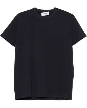 VELA SHOP Round-Neck Short-Sleeve T-Shirt - Black