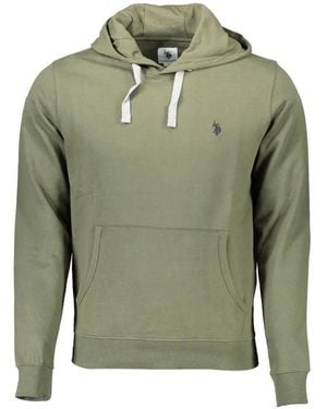 U.S. POLO ASSN. Logo-Embroidered Hoodie - Green
