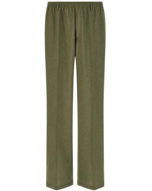 Cellar Door Alfonso Straight Trousers - Green