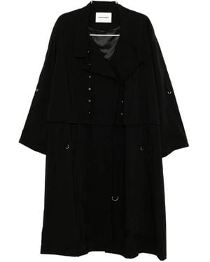 Low Classic Belted Trench Coat - Black