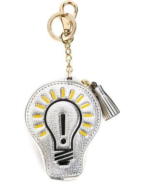 Anya Hindmarch コインケース付きキーホルダー - メタリック