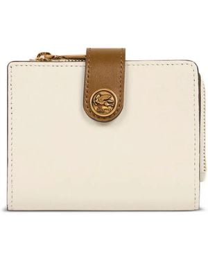 Etro Leather Wallet - Natural