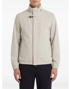 Fay Bomberjacke Mit Knebelverschluss - Natur