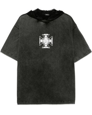 we11done Cotton T-Shirt - Black
