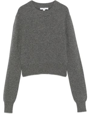 Malo Maglione Crop A Coste - Grigio
