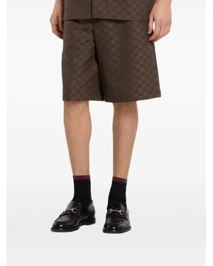 Gucci GG monogram shorts - Schwarz