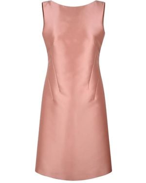 Alberta Ferretti Raso Midi Dress - Pink