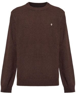 Samsøe & Samsøe Jersey Sapatrik con logo bordado - Marrón