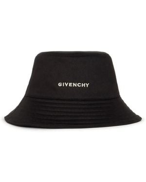 Givenchy Logo-Embroidered Bucket Hat - Black