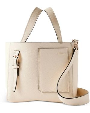 Valextra Micro Soft Tote Bag - Natural