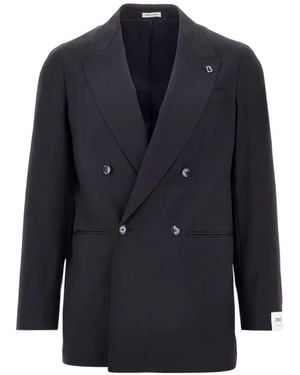 BRERAS Milano Arezzo Double-Breasted Blazer - Blue