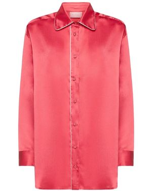 Pierre Louis Mascia Mutka Silk Shirt - Pink