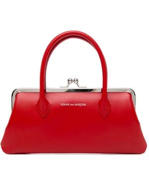 Comme des Garçons Großes Portemonnaie Mit Logo - Rot