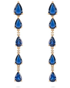 ROSEKEY Orecchini Willow - Blu