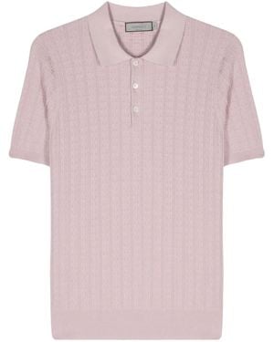 Canali ニット ポロシャツ - ピンク