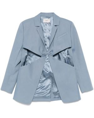 Coperni Blazer mit Cut-Outs - Blau