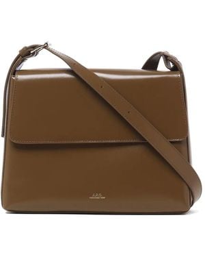 A.P.C. Virginie Shoulder Bag - Brown