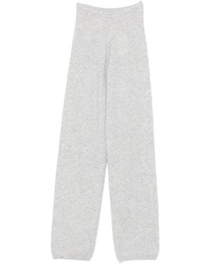 AYA MUSE Pantalon En Cachemire Mélangé - Blanc