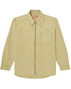DIESEL Oval D Zip-Up Shirt - Multicolour
