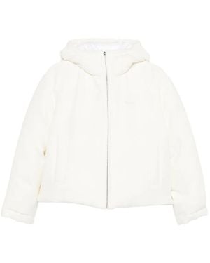 Gucci Hooded Puffer Jacket - White