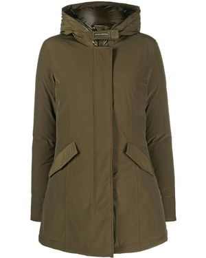 Woolrich フーデッド コート - グリーン
