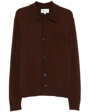 Bompard Gerippter Cardigan - Braun