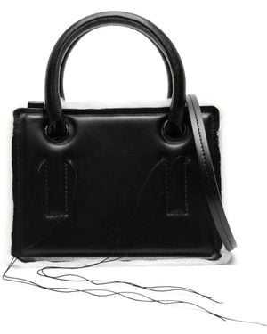 Dentro Mini-Tasche Aus Leder - Schwarz