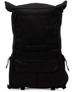 Picture Grounds 18 Roll-Top Zip-Pocket Backpack - Black