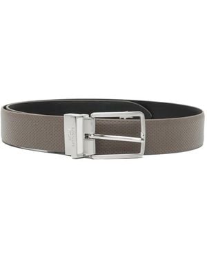 Lacoste Leather Belt - Gray