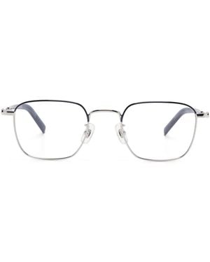 Montblanc Square-Frame Glasses - Metallic