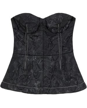 Jonathan Simkhai Haut Bustier Zander - Noir