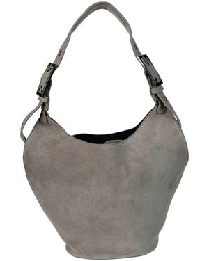 Dondup Bolso De Hombro Con Correas De Hebillas - Gris