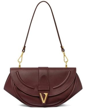 Versace Borsa A Spalla Virtus Media - Viola