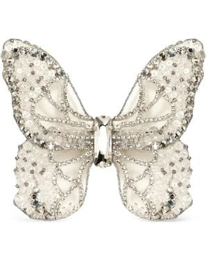 Jennifer Behr Absolem Crystal Butterfly Hair Clip - Natural