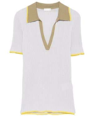 Roberto Collina Camiseta Con Cuello De Polo - Blanco