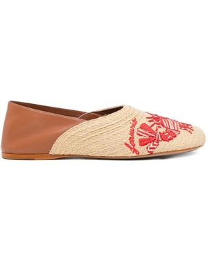 FARM Rio Raffia Pumps - Pink