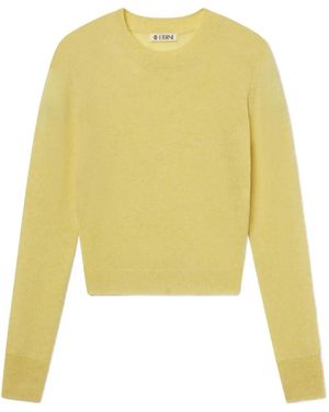 ÉTERNE Francis Crew-Neck Sweatshirt - Yellow