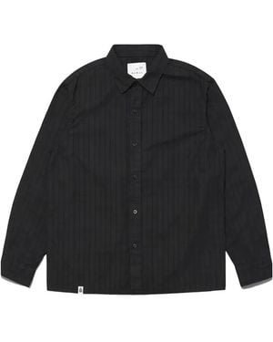 Edwin Sebastian Stripe-Pattern Shirt - Black