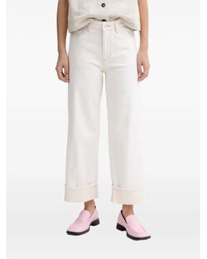 Marc O' Polo Turn-Up Cuff Jeans - White