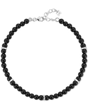Mateo Hex Nut Onyx Bracelet - Metallic