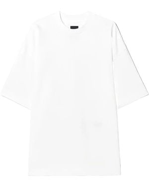 Juun.J Brandalised Punk Cotton T-Shirt - White