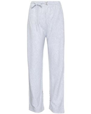 OPEN YY Drawstring Convertible Track Pants - White