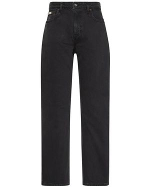 Calvin Klein Logo-Patch Jeans - Black