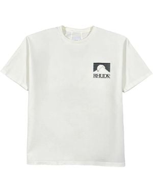 Rhude Moonlight graphic-print T-shirt - Blanco