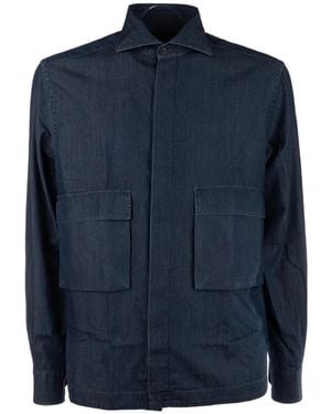 Corneliani Pocket Shirt - Blue