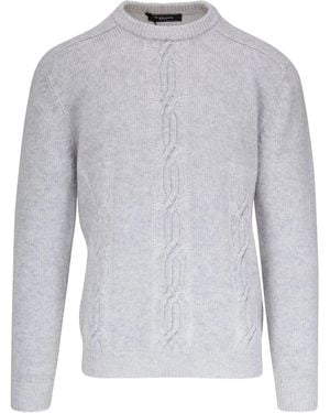 Kiton Kaschmirpullover Mit Rundhalsausschnitt - Grau