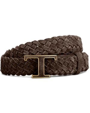Tod's Suede Belt - Brown