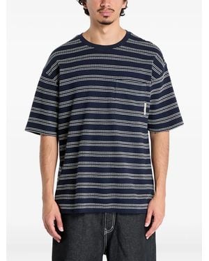 Calvin Klein Striped T-Shirt - Blue